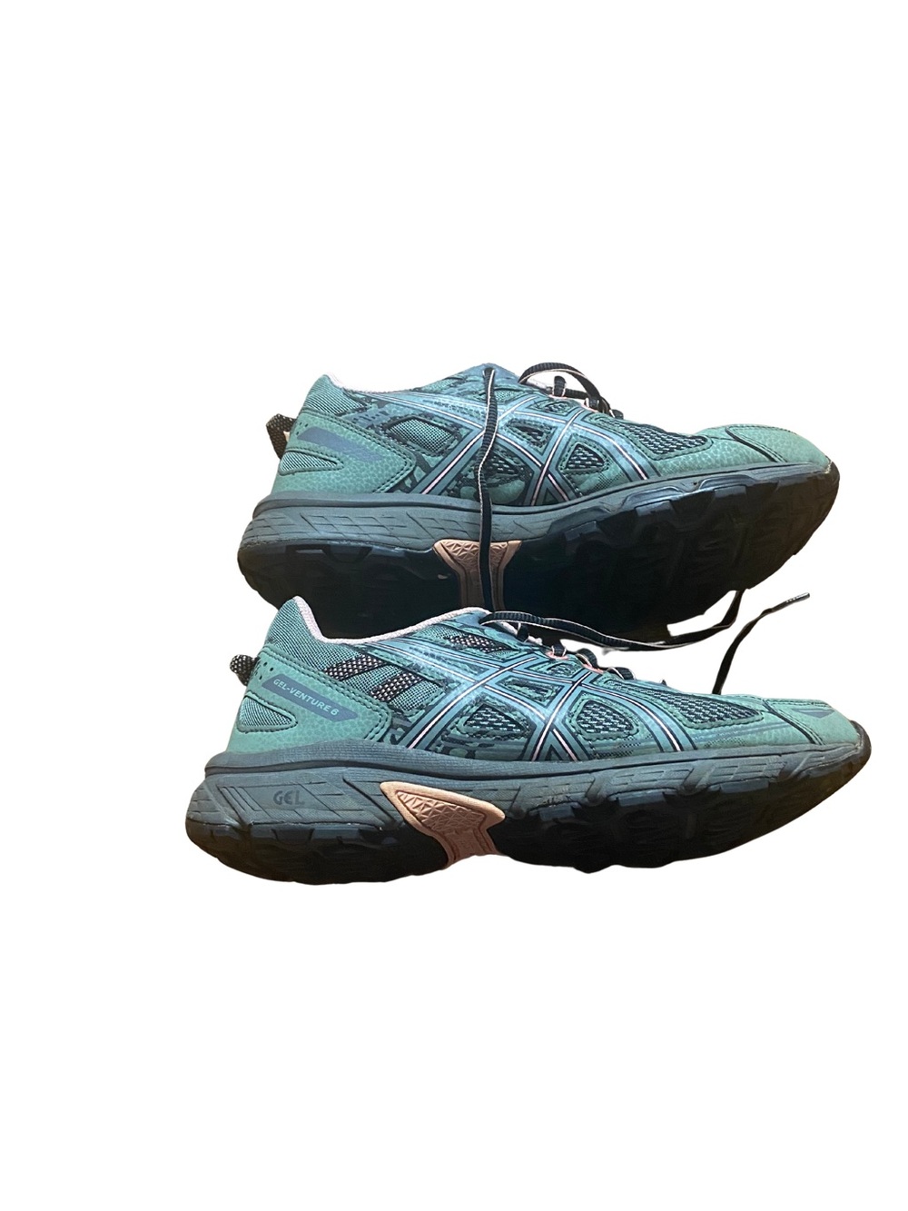 ASICS Gel-Venture 6 Trail Running Shoes Women’s 7.5 Teal Pink